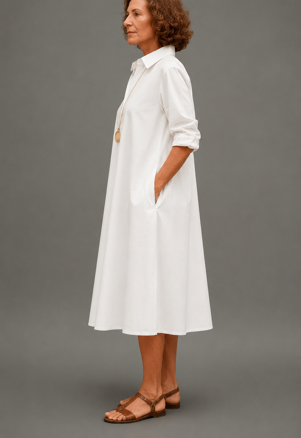 Sadie | Vestido midi elegante y refinado