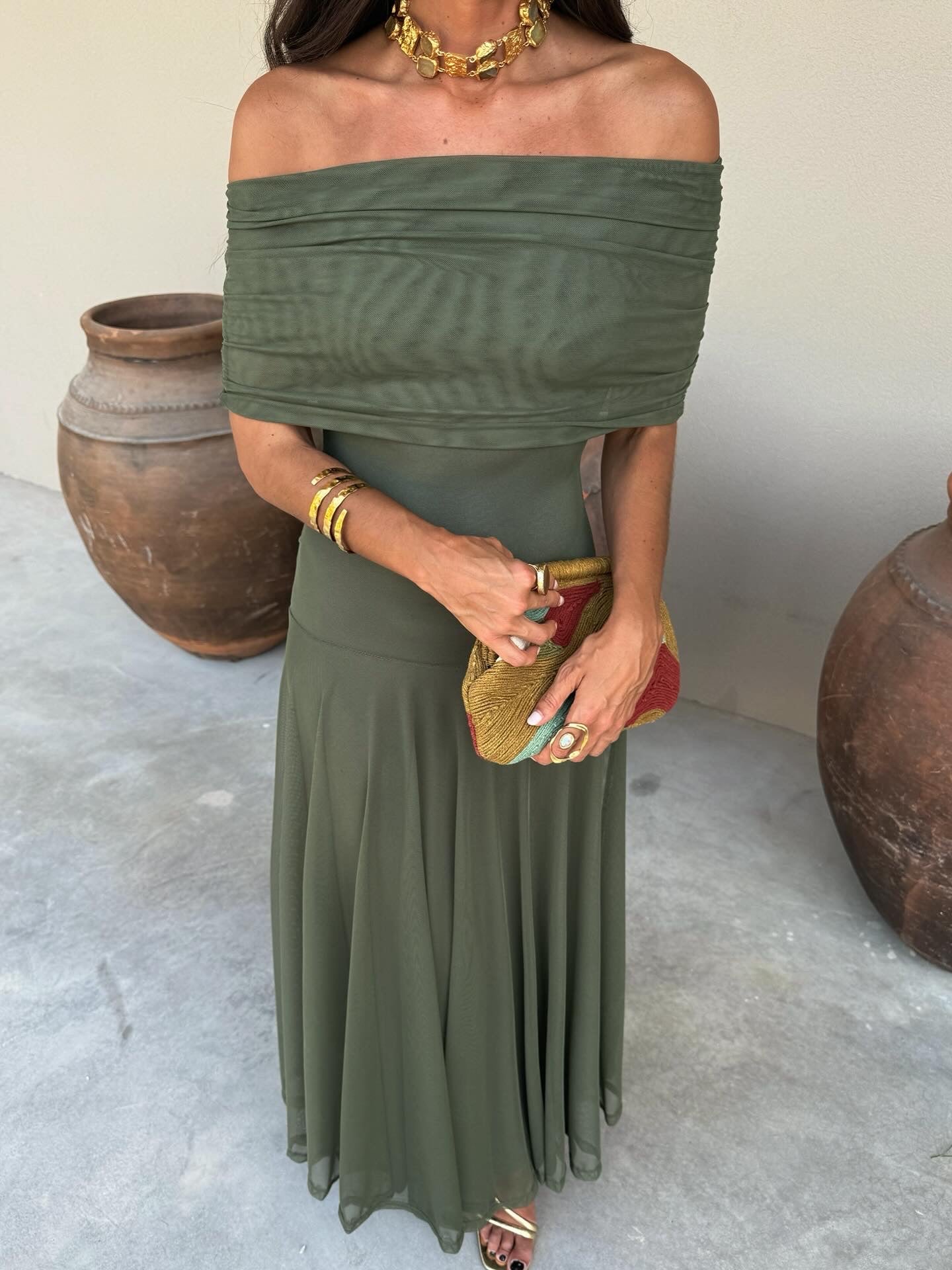 Lara | Vestido elegante sin tirantes