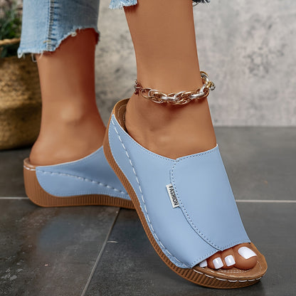 Lucia | Mule con Cuña Confortable