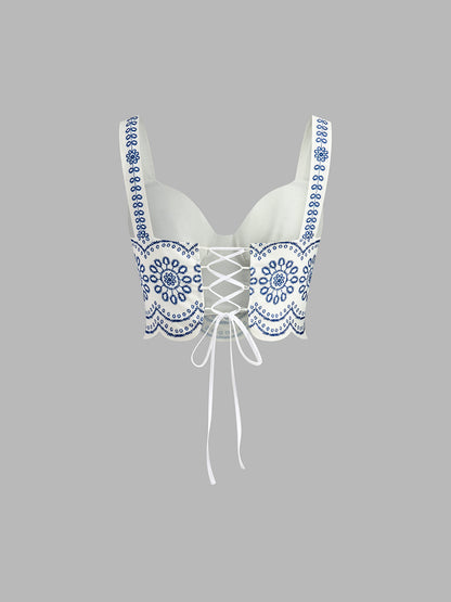 Elena | Conjunto Falda Estampada