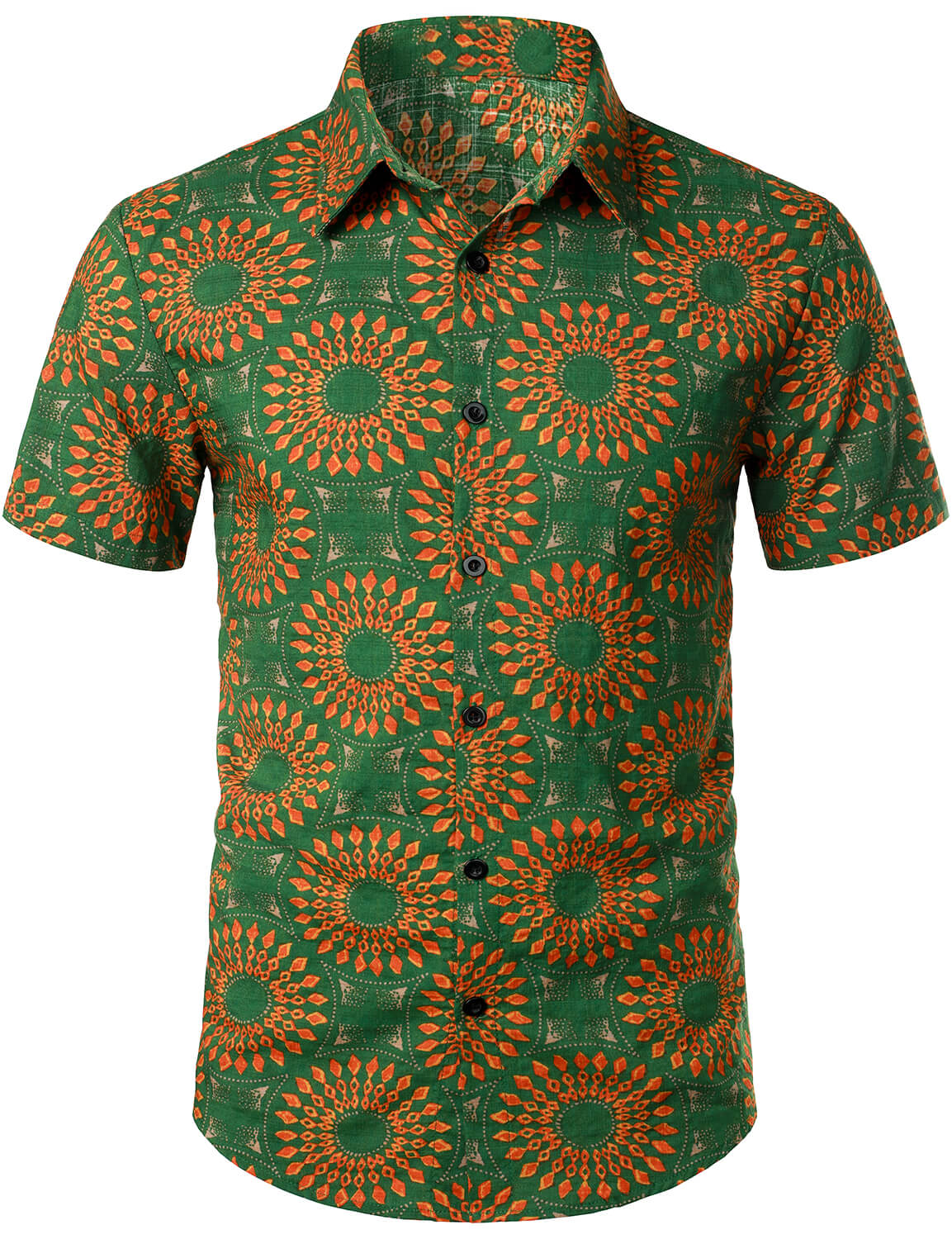 Diego | Camisa retro disco vintage manga corta