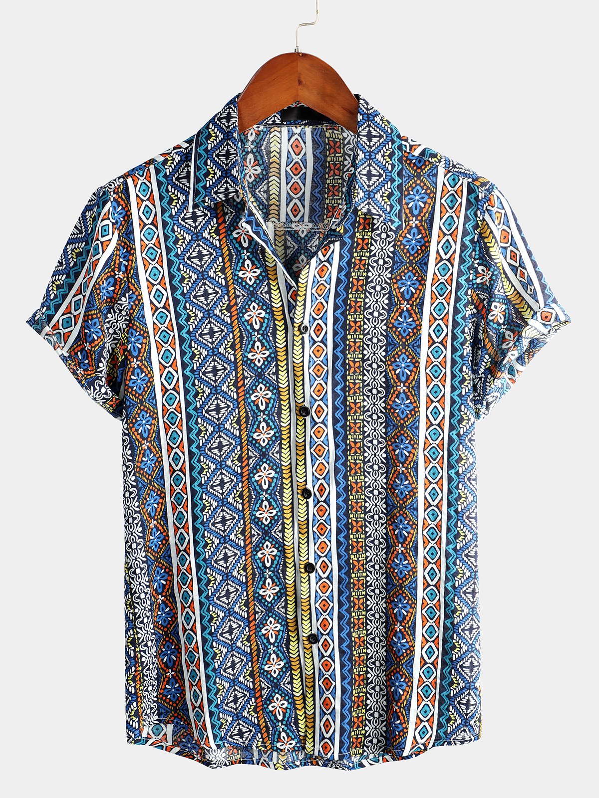 Lucas | Camisa Estampada de Algodón