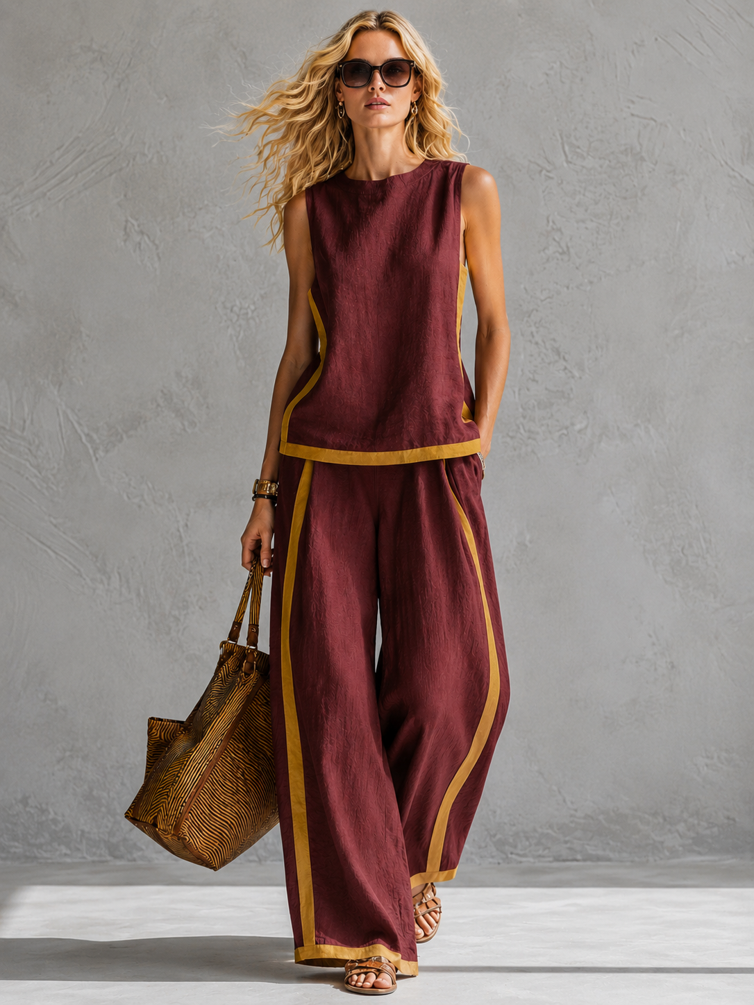Ursula | Conjunto bicolor elegante