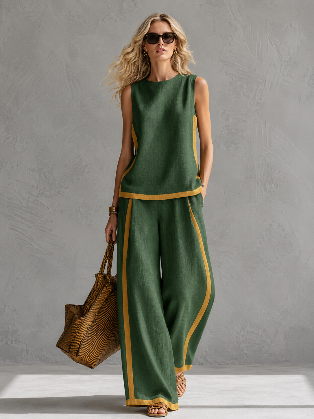 Ursula | Conjunto bicolor elegante