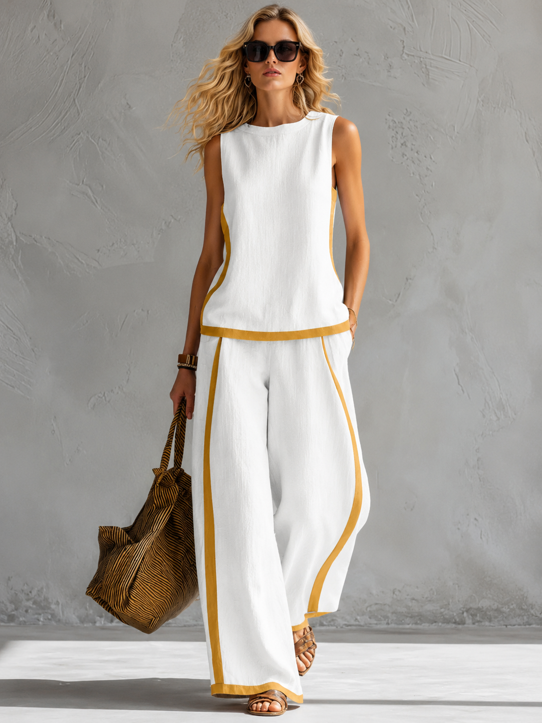 Ursula | Conjunto bicolor elegante