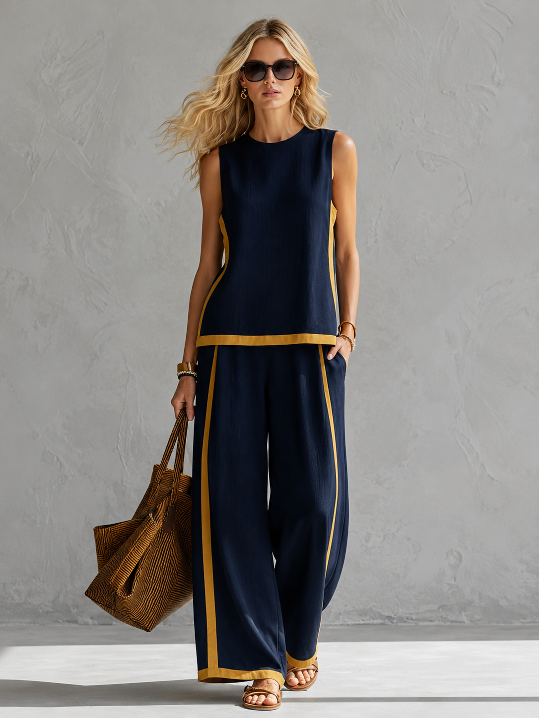 Ursula | Conjunto bicolor elegante