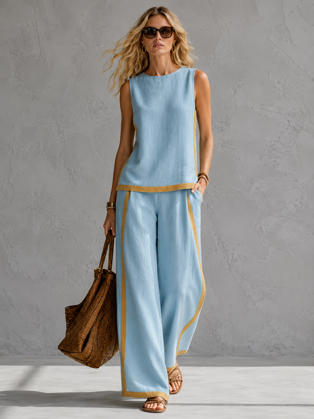 Ursula | Conjunto bicolor elegante