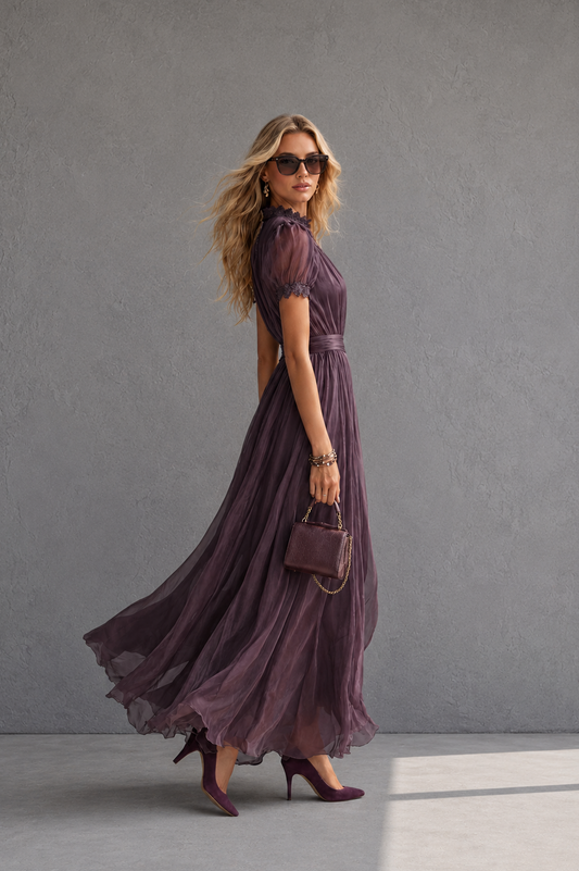 Flavia | Vestido elegante violeta