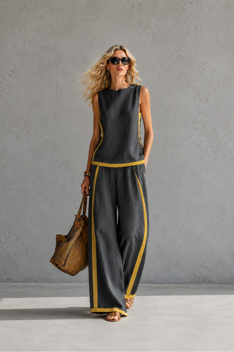 Ursula | Conjunto bicolor elegante