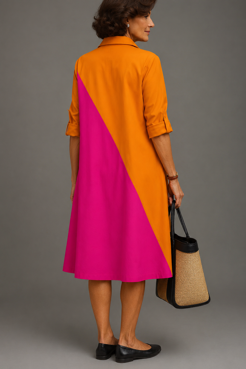 Kayla | Vestido midi elegante y refinado