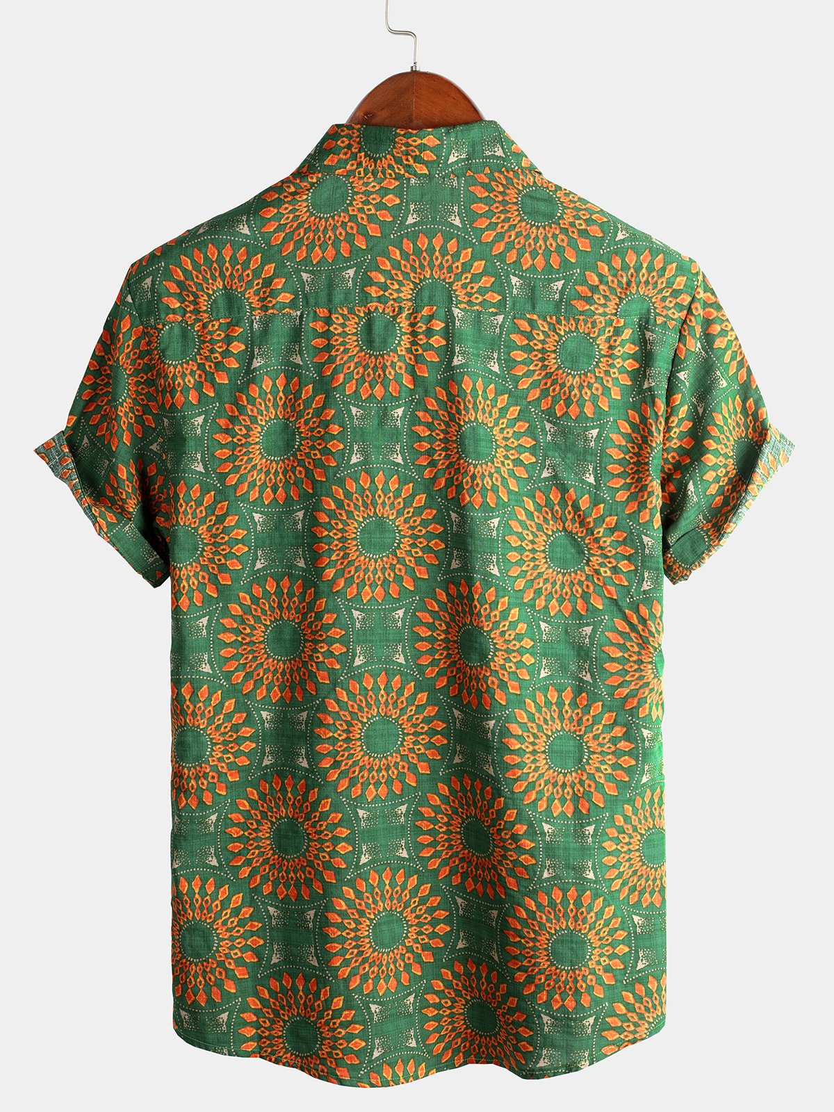 Diego | Camisa retro disco vintage manga corta
