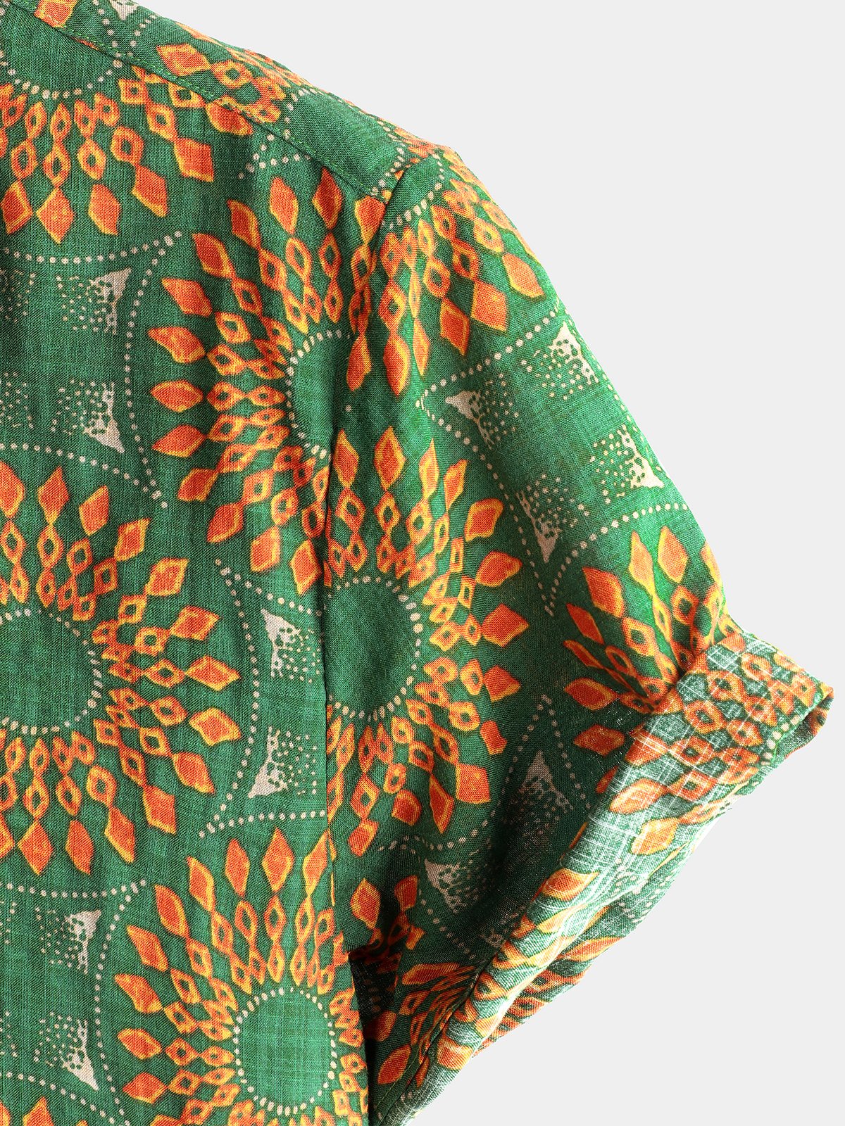 Diego | Camisa retro disco vintage manga corta