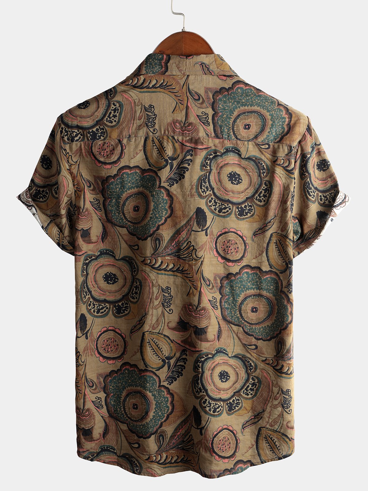 Marco | Camisa retro de algodón manga corta