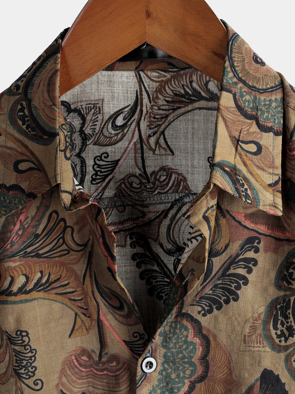 Marco | Camisa retro de algodón manga corta