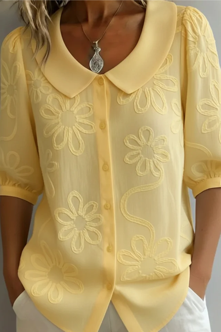 Fiora | Blusa Floral Elegante