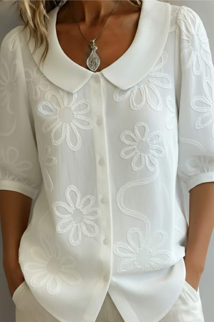 Fiora | Blusa Floral Elegante