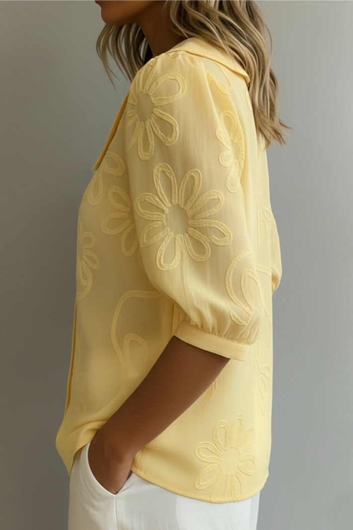 Fiora | Blusa Floral Elegante