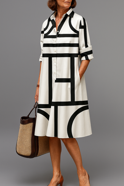 Ellie | Vestido midi elegante y refinado