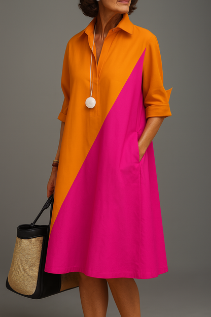 Kayla | Vestido midi elegante y refinado
