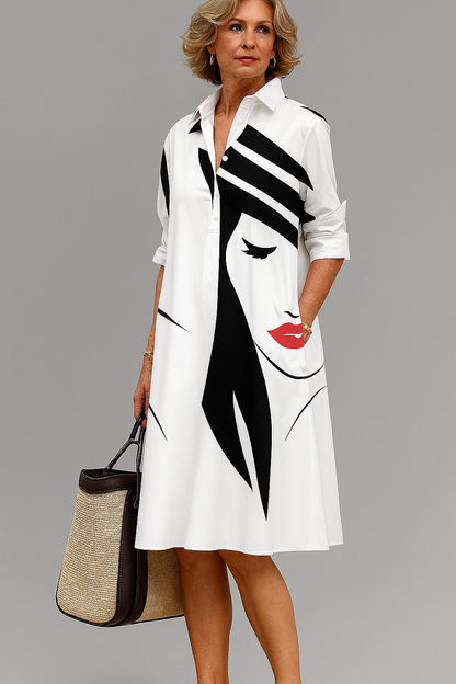 Bella | Vestido midi elegante y refinado