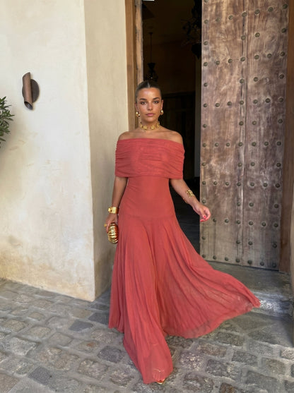 Lara | Vestido elegante sin tirantes